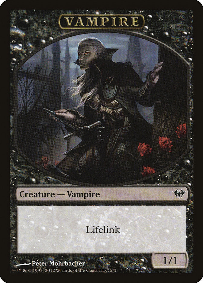 Vampire Token [Dark Ascension Tokens] Magic: The Gathering