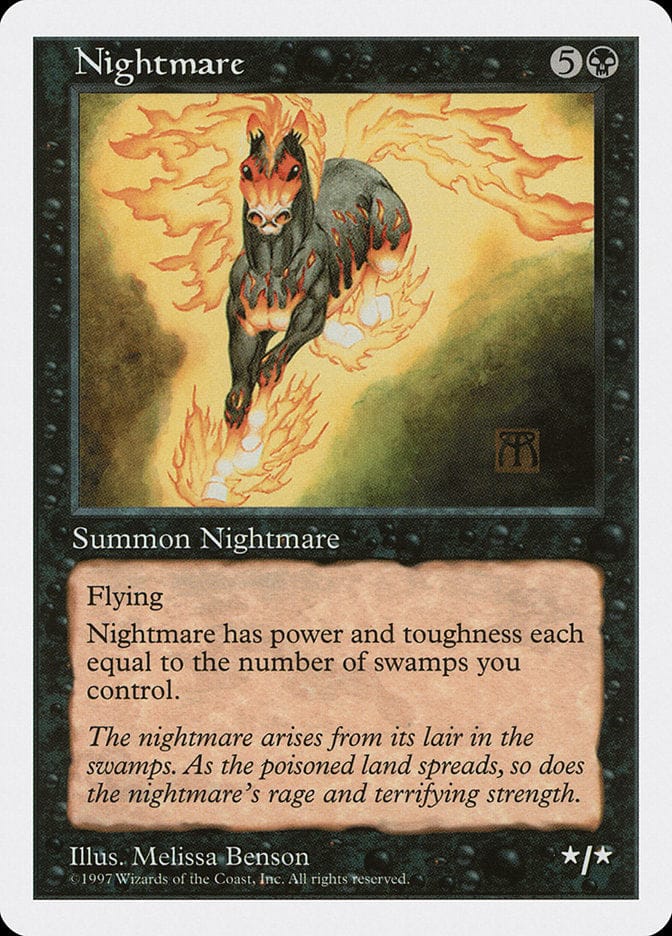 Nightmare [Fifth Edition] Magic: The Gathering
