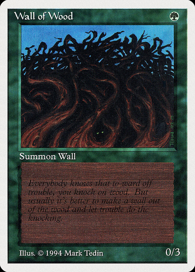 Wall of Wood [Summer Magic / Edgar] Magic: The Gathering
