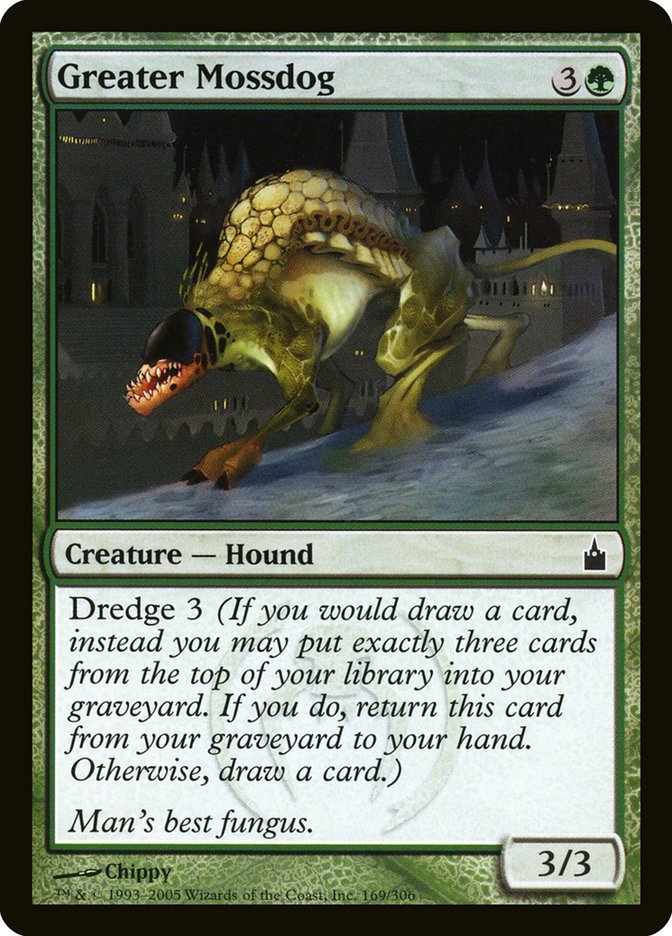 Greater Mossdog [Ravnica: City of Guilds] Magic: The Gathering