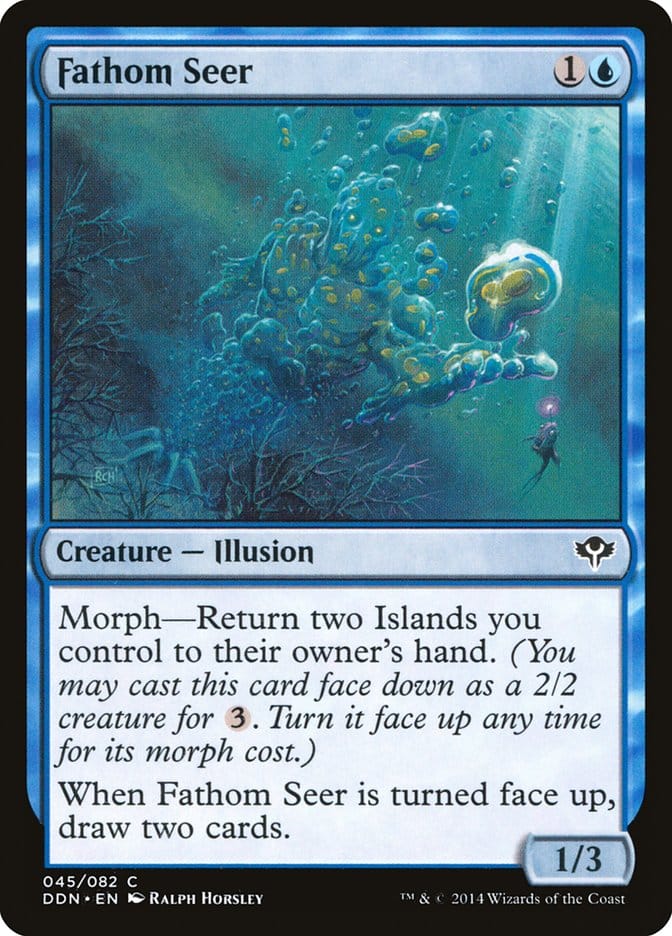 Fathom Seer [Duel Decks: Speed vs. Cunning] Magic: The Gathering