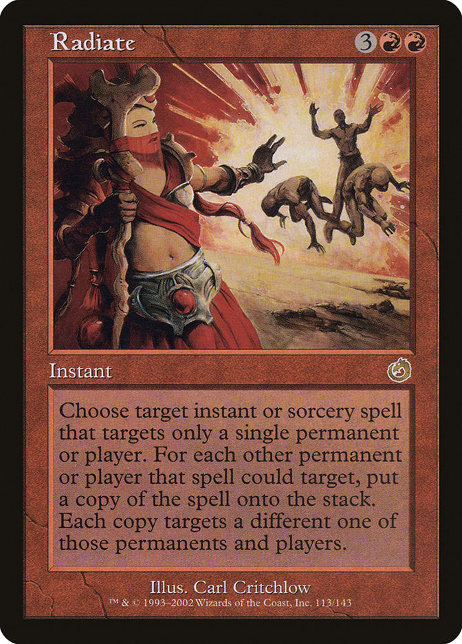 Radiate [Torment] Magic: The Gathering