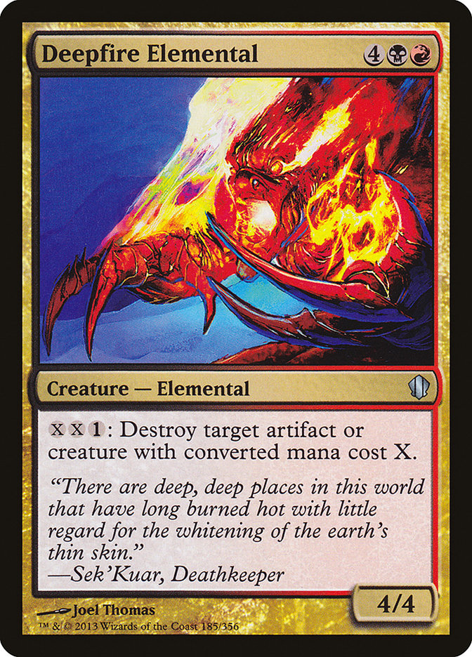 Deepfire Elemental [Commander 2013] Magic: The Gathering