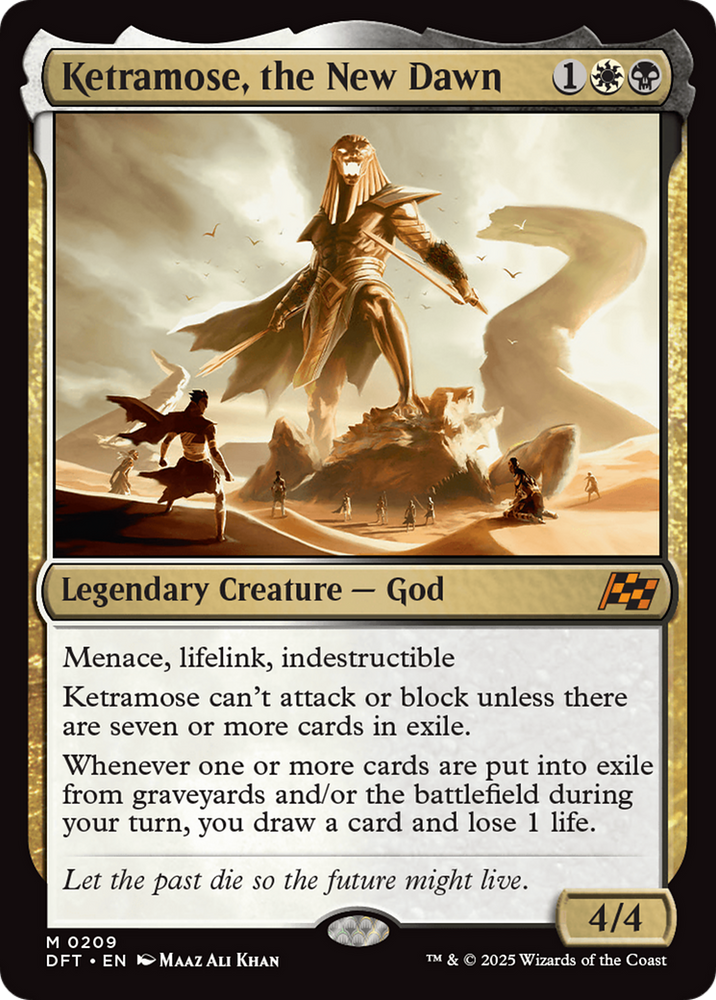 Ketramose, the New Dawn [Aetherdrift] Magic: The Gathering