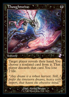 Thoughtseize (Timeshifted) [Time Spiral Remastered] Magic: The Gathering