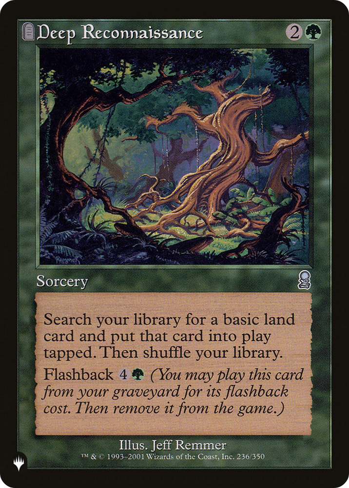 Deep Reconnaissance [The List] Magic: The Gathering