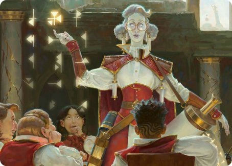 Professor of Symbology Art Card [Strixhaven: School of Mages Art Series] Magic: The Gathering