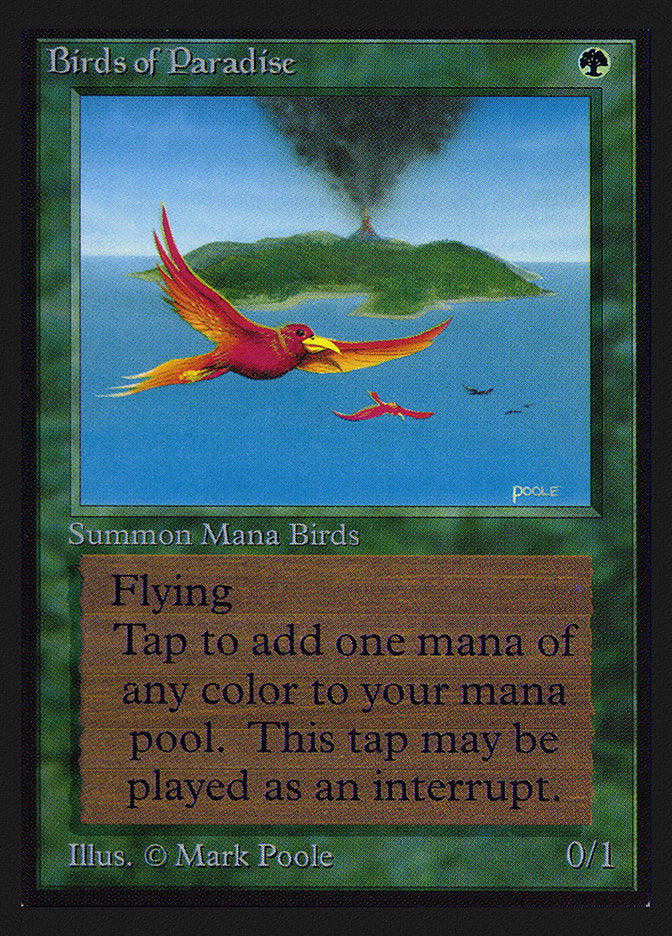 Birds of Paradise [International Collectors' Edition] Magic: The Gathering