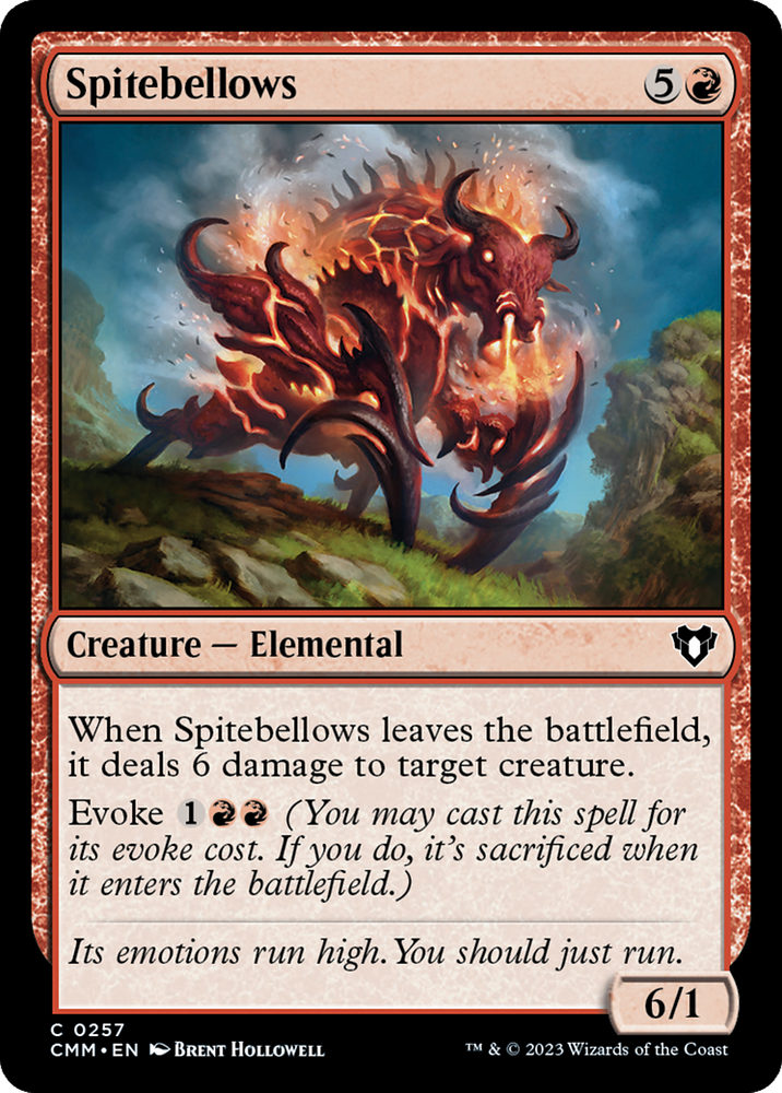Spitebellows [Commander Masters] Magic: The Gathering