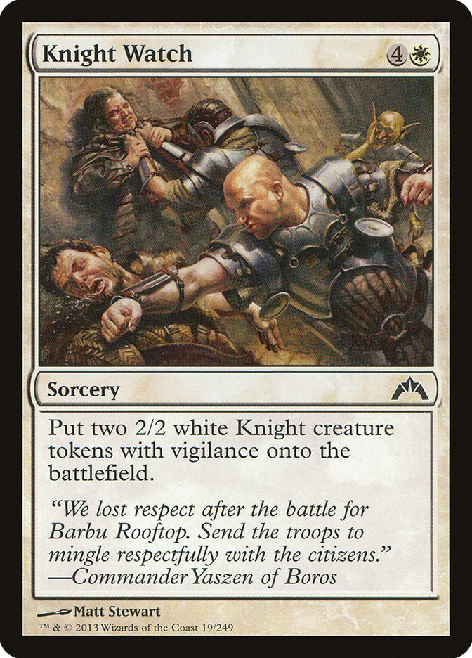 Knight Watch [Gatecrash] Magic: The Gathering