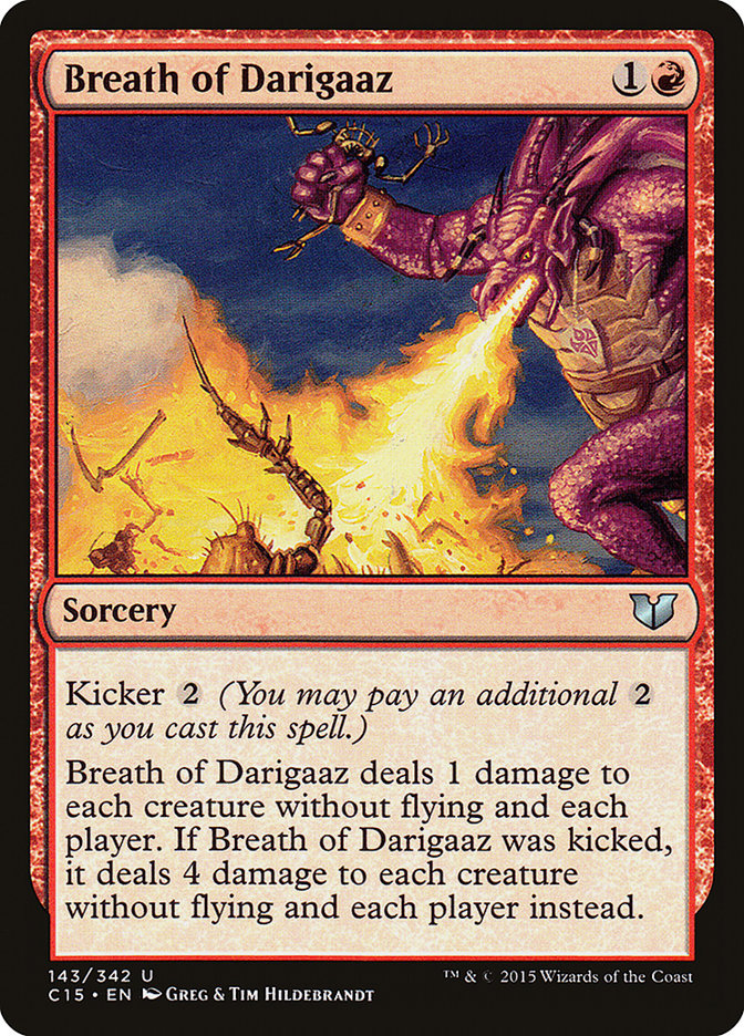 Breath of Darigaaz [Commander 2015] Magic: The Gathering