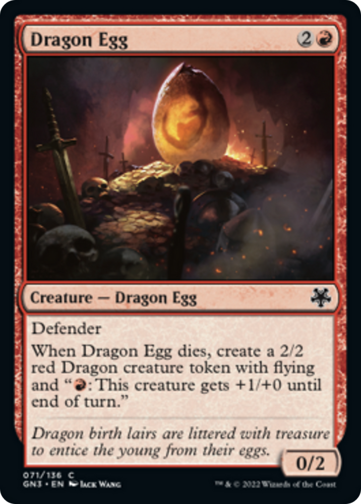 Dragon Egg [Game Night: Free-for-All] Magic: The Gathering