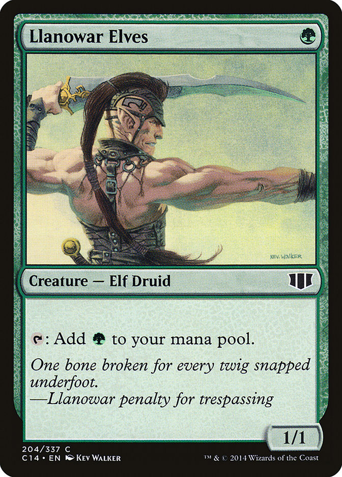 Llanowar Elves [Commander 2014] Magic: The Gathering