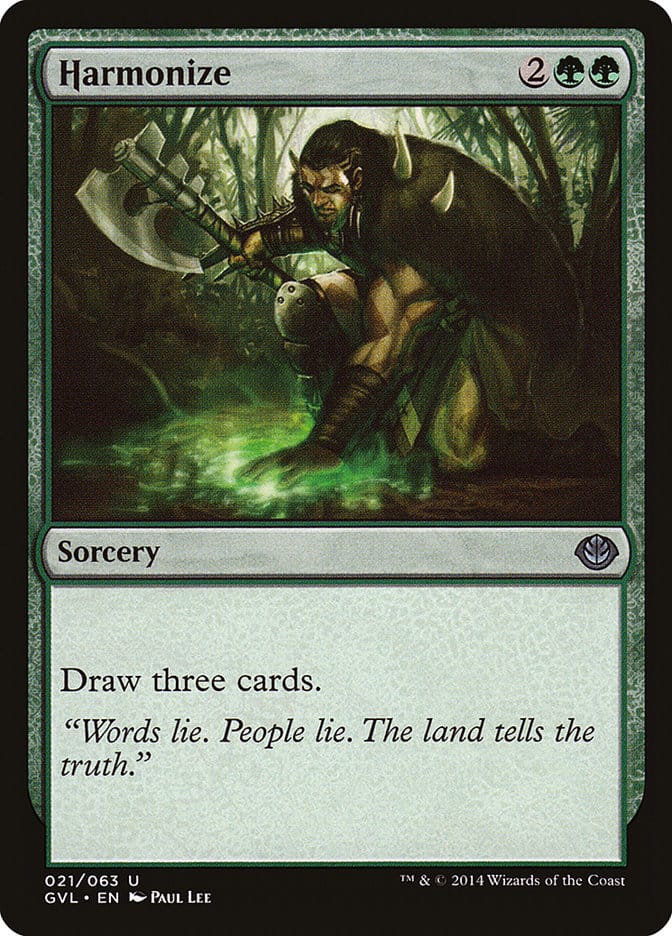 Harmonize (Garruk vs. Liliana) [Duel Decks Anthology] Magic: The Gathering
