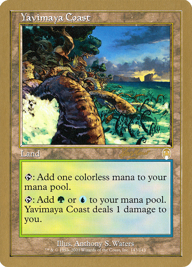 Yavimaya Coast (Sim Han How) [World Championship Decks 2002] Magic: The Gathering