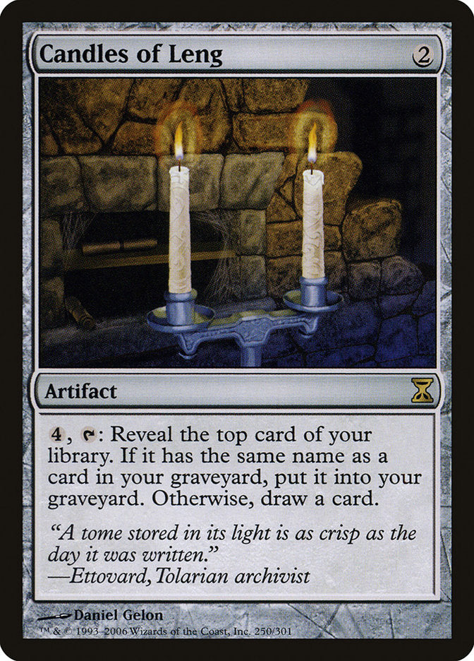 Candles of Leng [Time Spiral] Magic: The Gathering