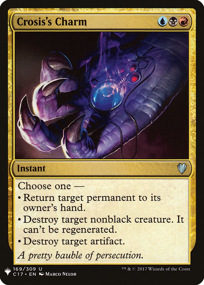 Crosis's Charm [Mystery Booster] Magic: The Gathering