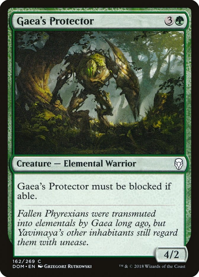 Gaea's Protector [Dominaria] Magic: The Gathering