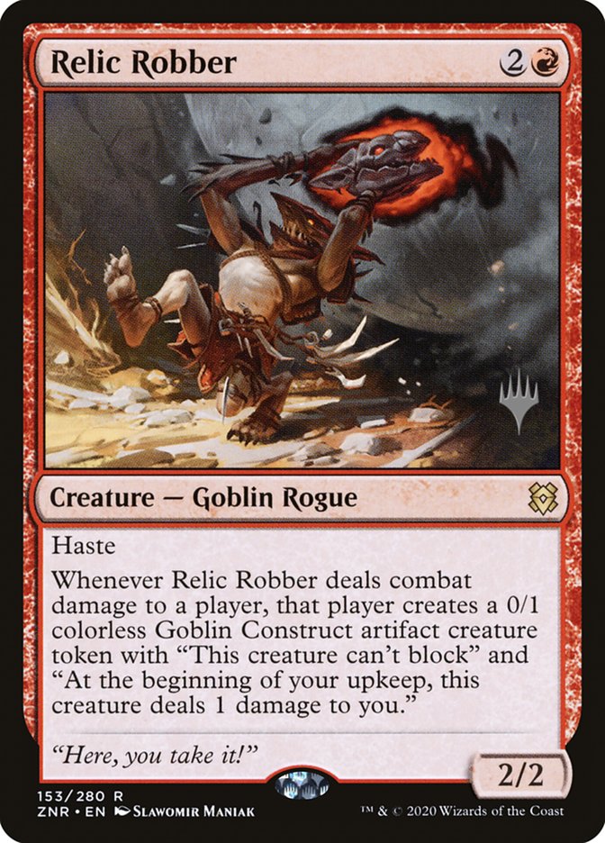 Relic Robber (Promo Pack) [Zendikar Rising Promos] Magic: The Gathering
