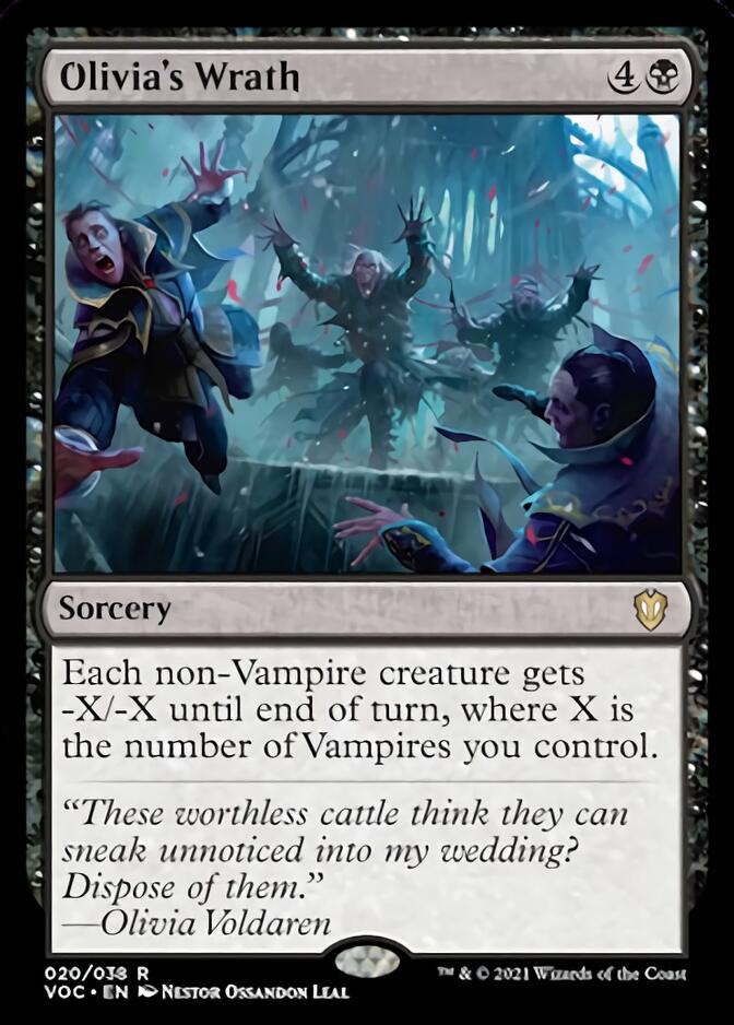 Olivia's Wrath [Innistrad: Crimson Vow Commander] Magic: The Gathering