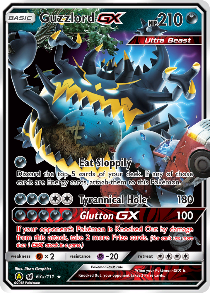 Guzzlord GX (63a/111) [Alternate Art Promos] Pokémon
