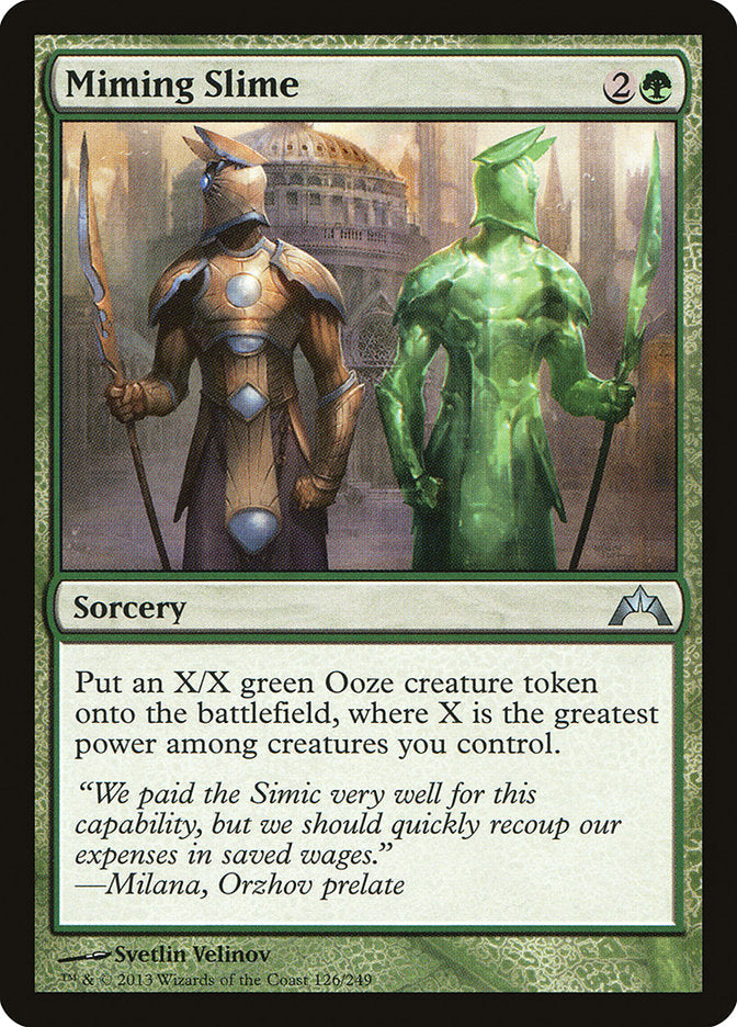 Miming Slime [Gatecrash] Magic: The Gathering