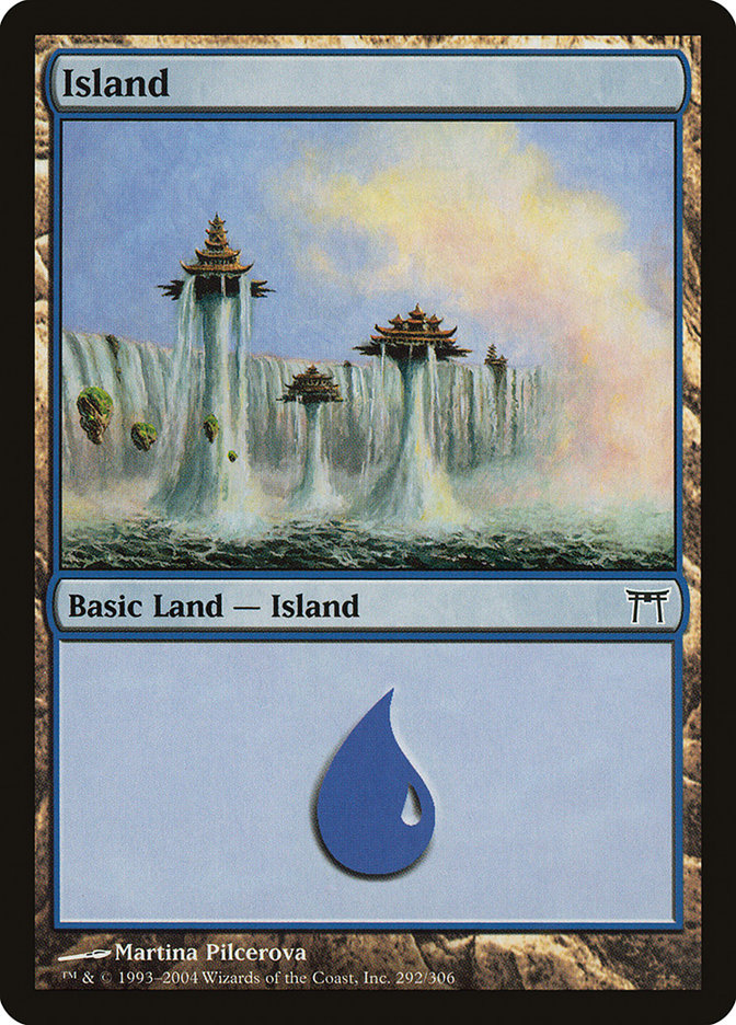 Island (292) [Champions of Kamigawa] Magic: The Gathering