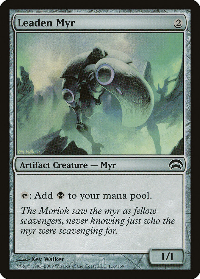 Leaden Myr [Planechase] Magic: The Gathering