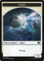 Soldier // Spirit Double-Sided Token [Commander 2014 Tokens] Magic: The Gathering