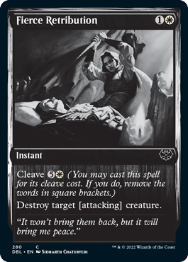 Fierce Retribution [Innistrad: Double Feature] Magic: The Gathering
