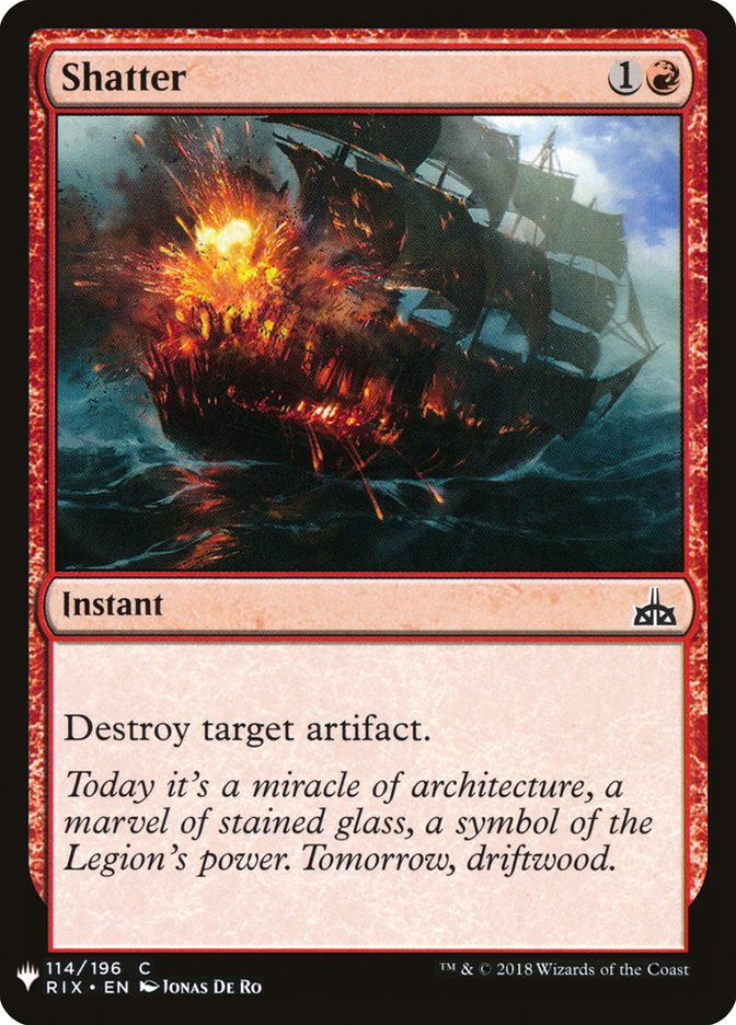 Shatter [Mystery Booster] Magic: The Gathering