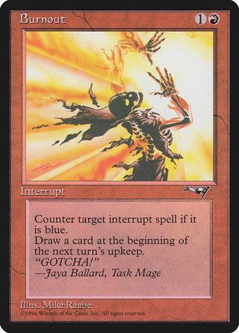 Burnout [Alliances] Magic: The Gathering