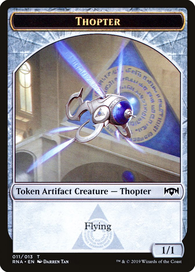 Thopter Token [Ravnica Allegiance Tokens] Magic: The Gathering