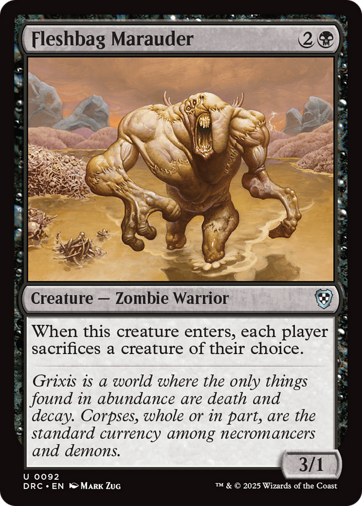 Fleshbag Marauder [Aetherdrift Commander] Magic: The Gathering