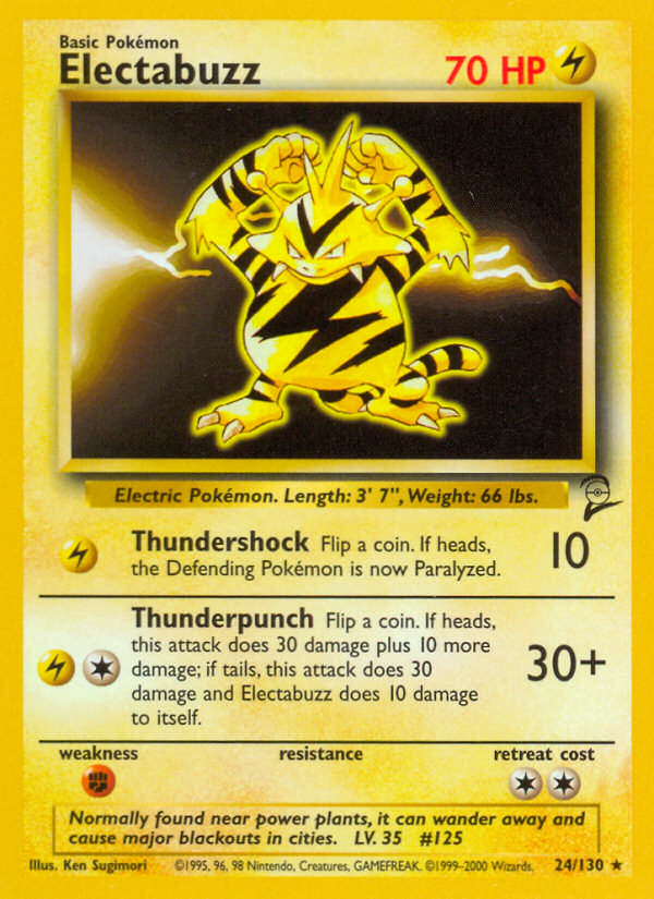 Electabuzz (24/130) [Base Set 2] Pokémon