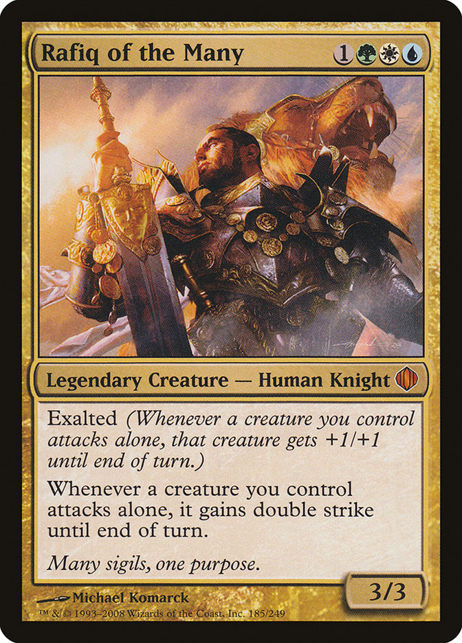 Rafiq of the Many [Shards of Alara] Magic: The Gathering
