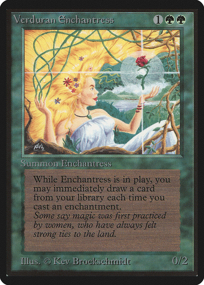 Verduran Enchantress [Beta Edition] Magic: The Gathering
