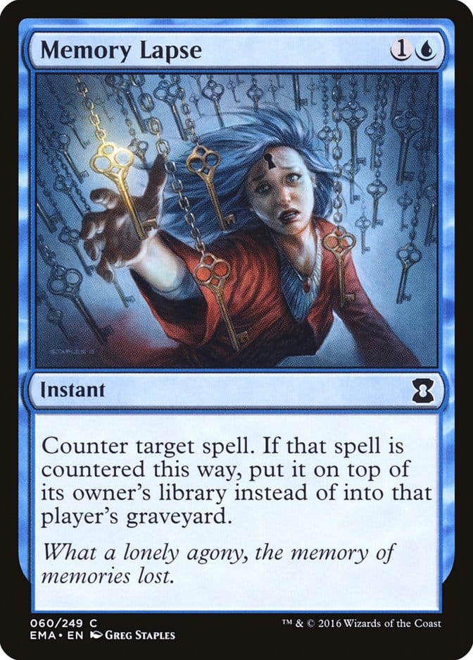 Memory Lapse [Eternal Masters] Magic: The Gathering