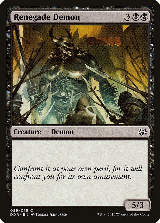 Renegade Demon [Duel Decks: Nissa vs. Ob Nixilis] Magic: The Gathering