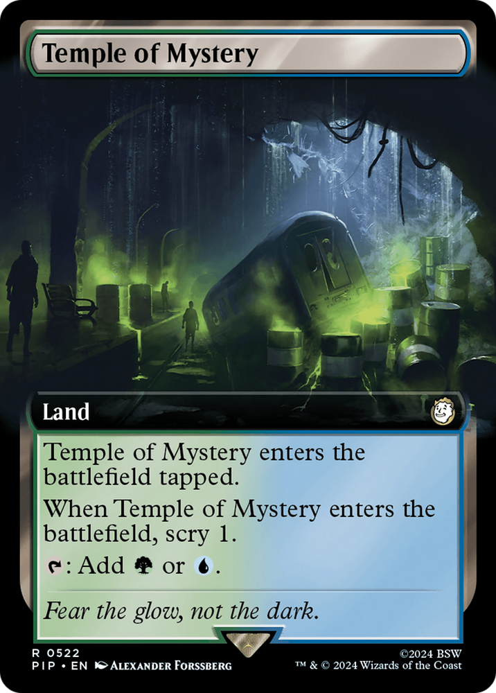 Temple of Mystery (Extended Art) [Fallout] Magic: The Gathering
