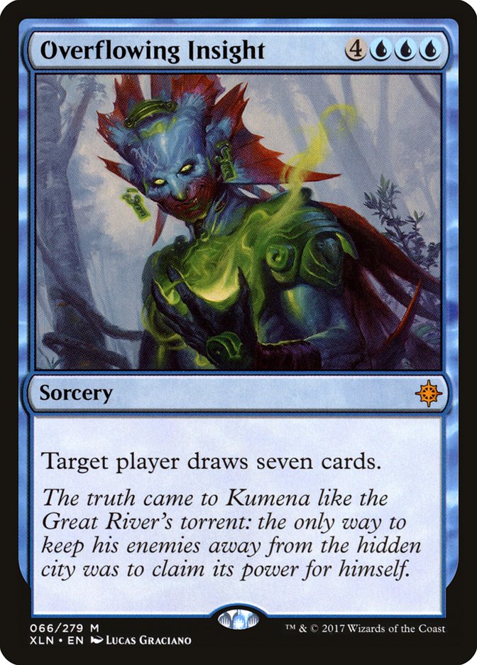 Overflowing Insight [Ixalan] Magic: The Gathering