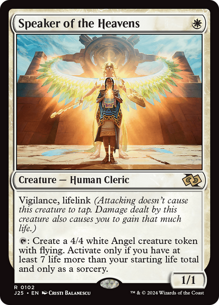Speaker of the Heavens [Foundations Jumpstart] Magic: The Gathering