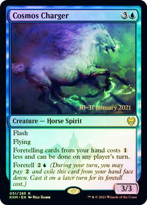 Cosmos Charger [Kaldheim Prerelease Promos] Magic: The Gathering