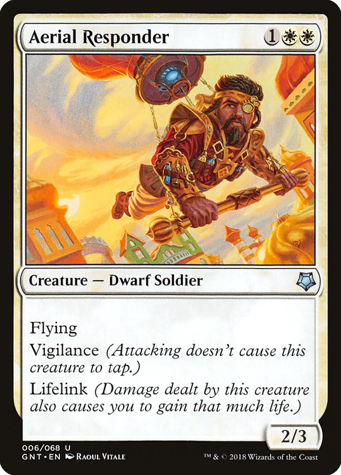 Aerial Responder [Game Night 2018] Magic: The Gathering