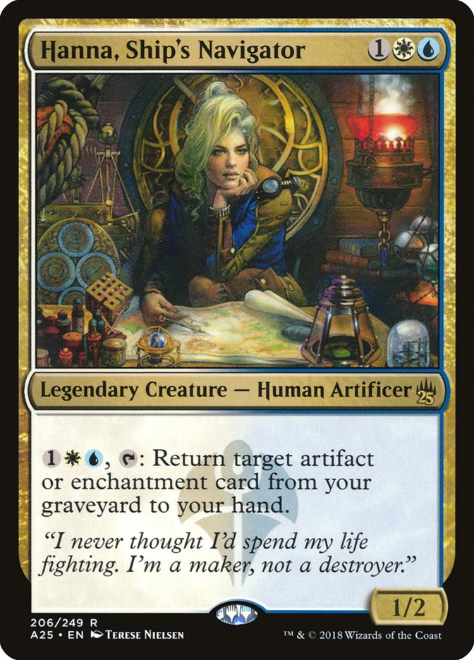 Hanna, Ship's Navigator [Masters 25] Magic: The Gathering