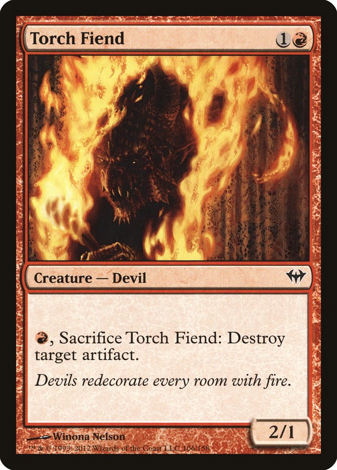 Torch Fiend [Dark Ascension] Magic: The Gathering
