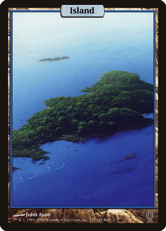 Island (137) [Unhinged] Magic: The Gathering