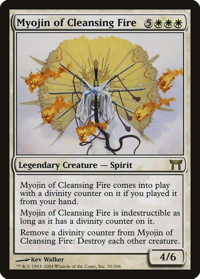Myojin of Cleansing Fire [Champions of Kamigawa] Magic: The Gathering