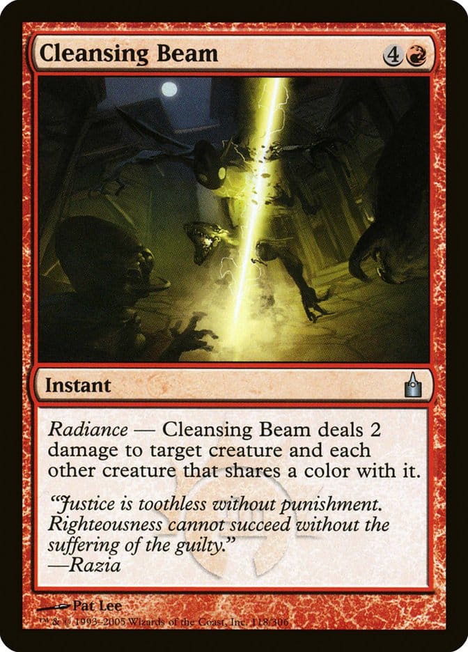 Cleansing Beam [Ravnica: City of Guilds] Magic: The Gathering