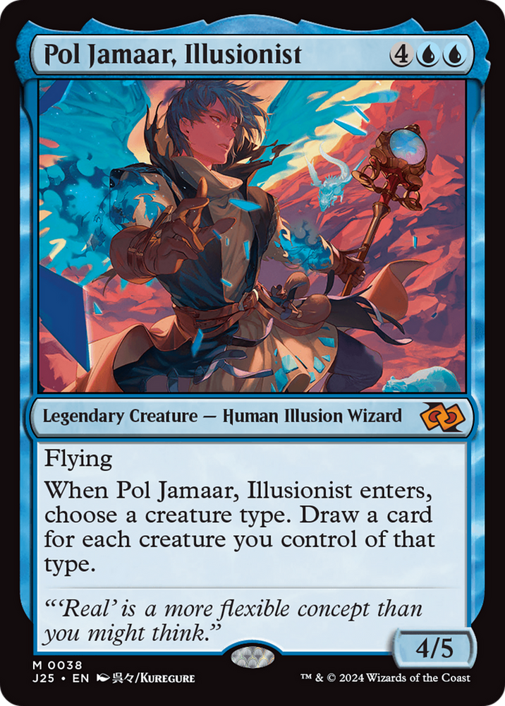 Pol Jamaar, Illusionist (Anime) [Foundations Jumpstart] Magic: The Gathering